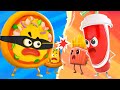 الكولا مقابل البيتزا🍕 | كرتون اطفال | رسوم متحركة للاطفال | بيبي باص | BabyBus Arabic