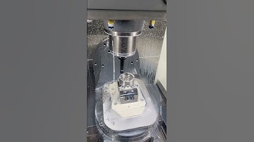 Look at @nyccnc doing some 5-axis DEBURRING with some Harvey Tool end mills! #cnc #machine