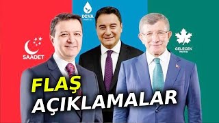 Yeni Yol Grubundan Tbmmde Flaş Açıklamalar Mahmut Arıkan, Ali Babacan, Ahmet Davutoğlu