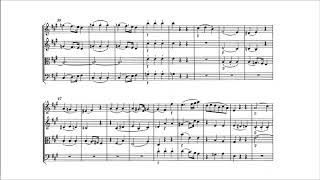 Wolfgang Amadeus Mozart - String Quartet No. 18, K. 464 [With score]