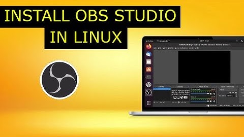 how to install obs studio in linux