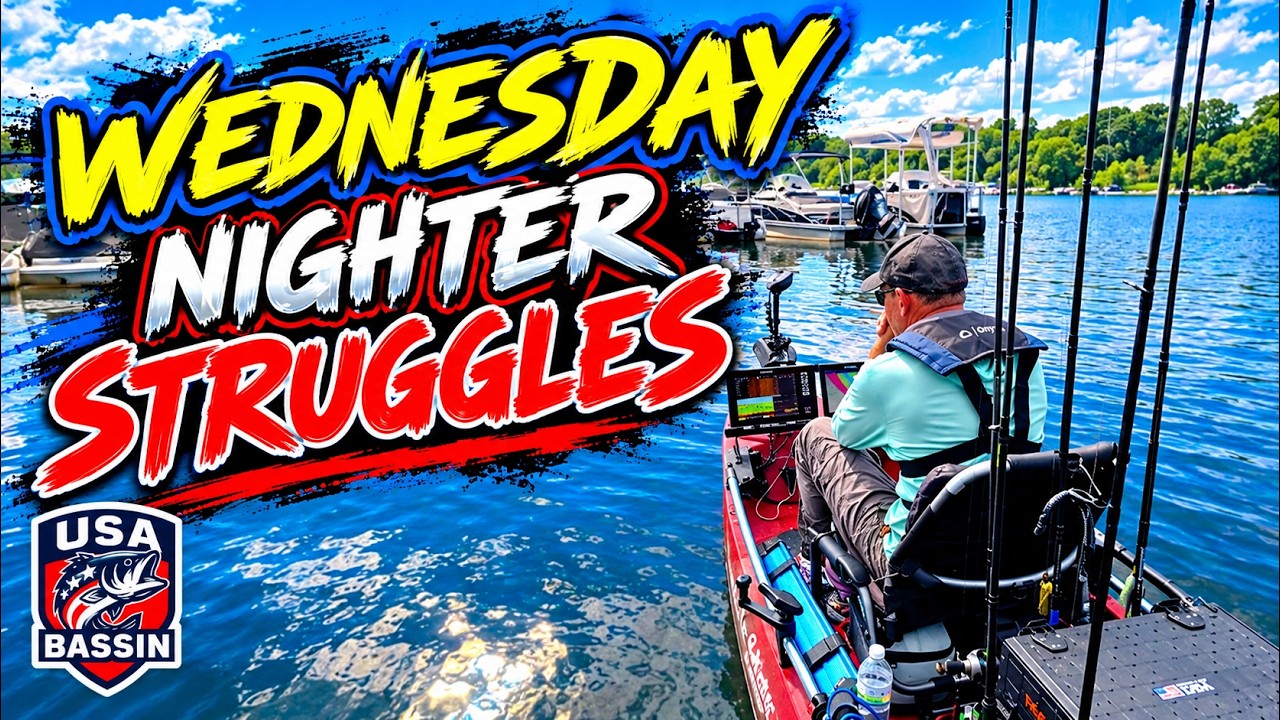 The Struggle Is Real!!! Kayak Bass Wednesday Night Shuffle…