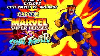 Marvel Super Heroes VS. Street Fighter - Cyclops'