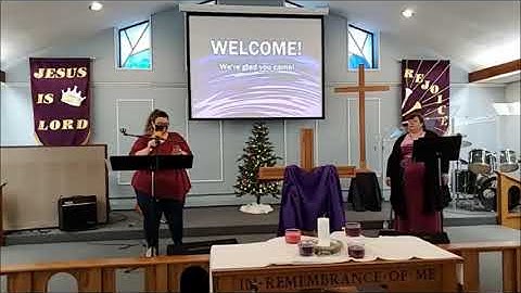 Welcome, Call to Worship, Opening Prayer, Advent Reading (Peace Candle Lighting), & Bible Reading