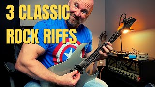 3 Simple Classic Rock Guitar Riffs to Practice