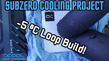 Cooling the i9 14900K Below 0°C ❄️ Extreme Water Loop Build!