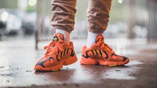 Doblez regla Tienda Adidas Yung-1 "Hi-Res Orange / Shock Yellow": Review & On-Feet - YouTube