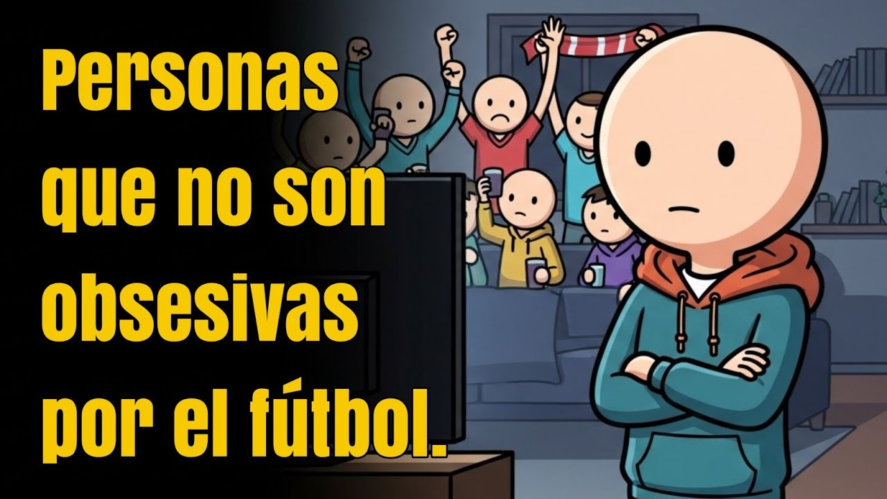 La psicología de las personas que no se importan con el fútbol.