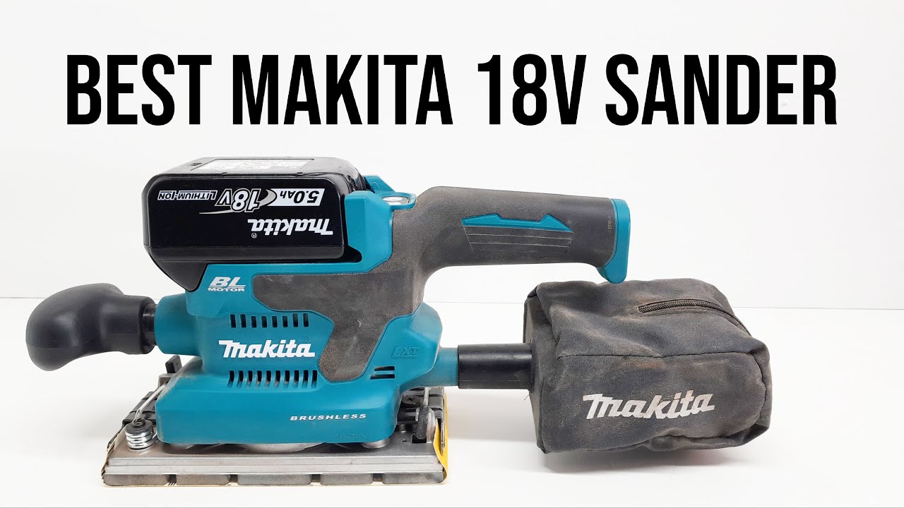 Wet en regelgeving Raad absorptie Makita 18v Sheet Sander Review DBO380 BO380D XOB03 MAKITAS BEST SANDER  EVER? - YouTube