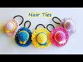 Crochet Little hat Hair Ties