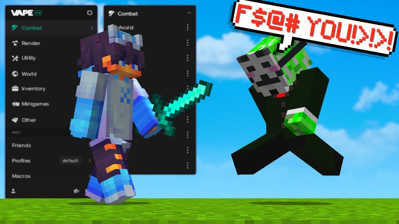 Ragebaiting Crazy Hackers In Bedwars