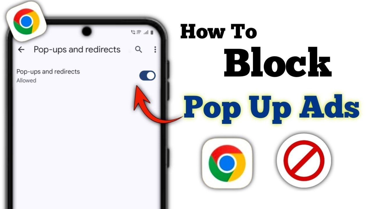 How To Block Pop Up Ads In Google Chrome - Step By Step - YouTube