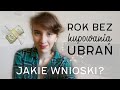 Rok BEZ ZAKUPÓW ubrań - PODSUMOWANIE | LESS WASTE ♻️