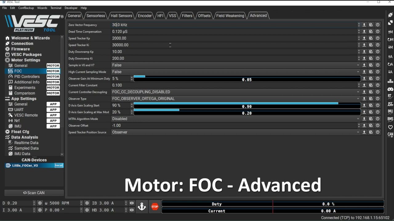 VESC Tool - all the settings that matter