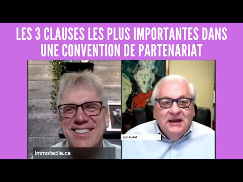 Les 3 clauses les plus importantes dans une convention de partenariat - Expliqué par un avocat!