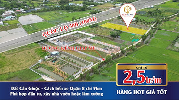 ĐẤT CẦN GIUỘC - MẶT TIỀN QUỐC LỘ 50B - 0939.911.661