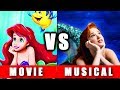 Disney Princess Songs - MOVIE vs MUSICAL comparison