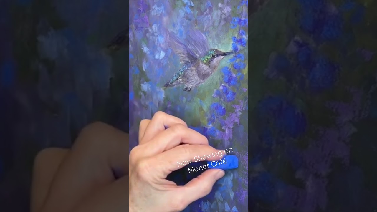 Why I Now LOVE Pan Pastels! - Hummingbird Painting Tutorial 