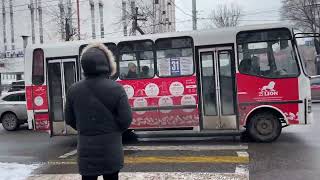 Buses in Bishkek, Kyrgyzstan 2024 - Автобусы в Бишкеке, Кыргызстан