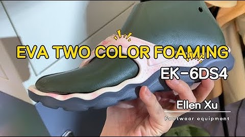 TWO COLOR EVA FOAMING MACHINE #ELLEN #KCLKA #FOOTWEAR EQUIPMENT #MANUFACTURER