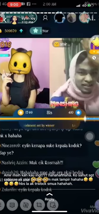 Bigo live.. kalah pk..