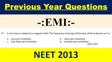 A wire loop is rotated in a magnetic field. The frequency of change of direction of the induced emf