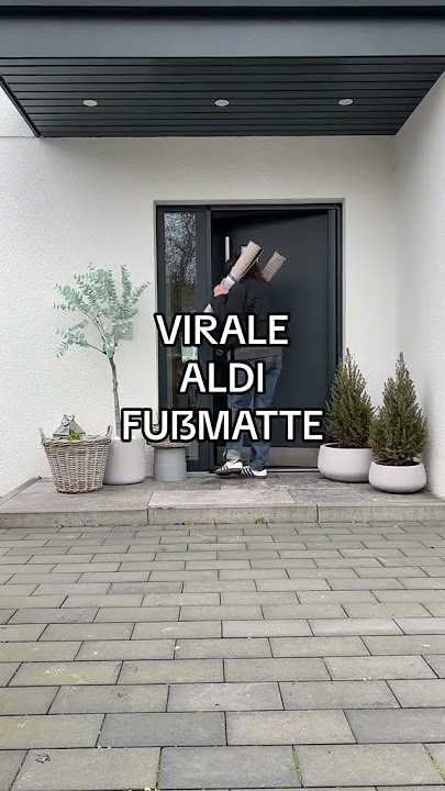 IKEA HACK 🤗 #Aldi Fussmatte trifft #Interiorblogger #aldisud #fussmatte #virales