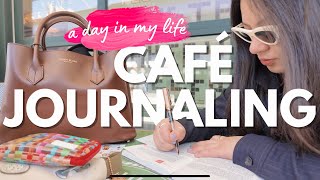 Café Journal With Me | Answering Your Questions About Journaling and My Printer | What's in My Bag