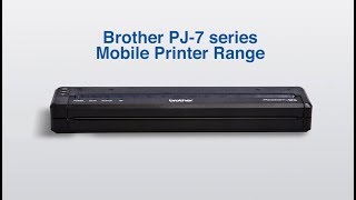 【ブラザー公式】モバイルプリンターPJ-700シリーズ
