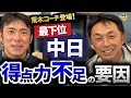 最下位の原因を中日荒木コーチと宮本さんが激論。強かった時代のドラゴンズとの違い。横浜に大敗した弱点。