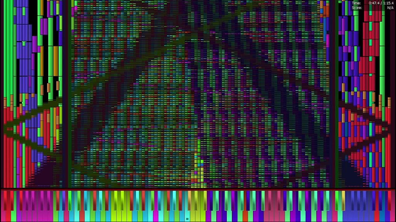 [Black MIDI] Blue MIDI Lag Tester Legit Run YouTube