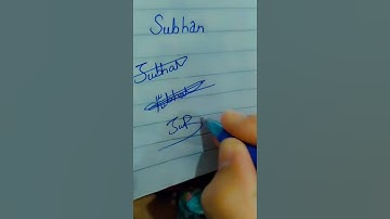 #signature for Subhan #iqra #shorts #signature #viralreels #youtubeshort
