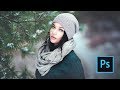 How to Make Winter Christmas Effect : Photoshop Tutorial