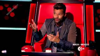 Ricky Martin en La Voz Mexico 4  Programa 7