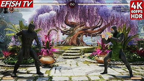 UMK3 Noob Saibot vs MK 95 Reptile (Hardest AI) - Mortal Kombat 1