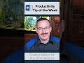 Microsoft Word Tip - Create a Hotkey for any Feature