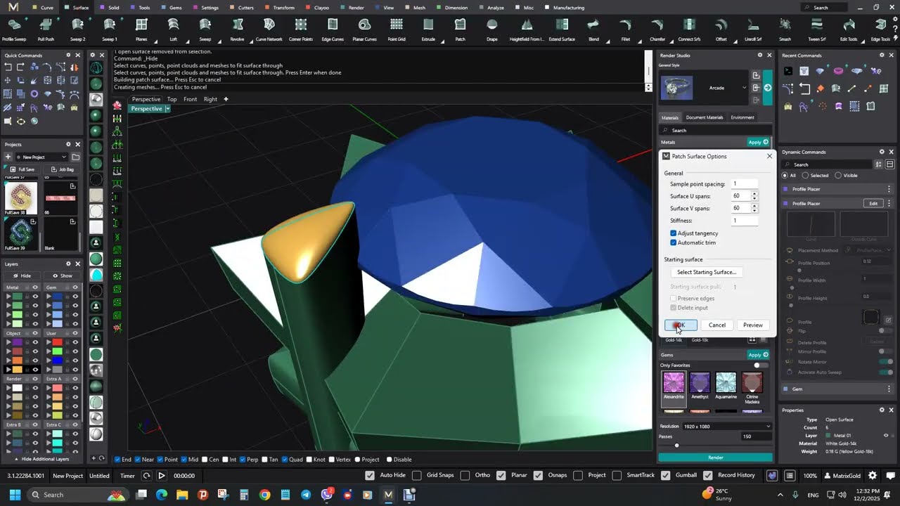 Diamond Stud Earring 6 Prong Setting