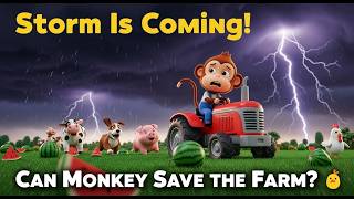 👉 “Storm Is Coming… Can Monkey Save the Watermelon Farm 🌩️🐵”
