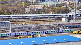 【大阪メトロ / 森之宮検車場に新駅】2023.2.27 新型車両400系が停車している！ショベルカーも稼働中。 JAPAN / Osaka