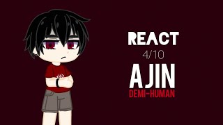 Anime Characters React To 410 Ajin Demi-Human