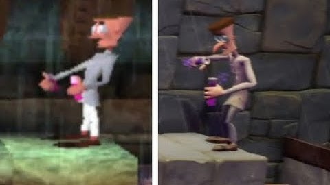 Crash Bandicoot Comparison - SLIPPERY CLIMB - Crash Bandicoot N. Sane Trilogy