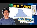 The simplest way to make bell curve from  your data - Do you know this? 🔔📉