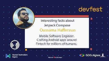 Devfest Algiers 2020 - Interesting facts about Jetpack Compose.