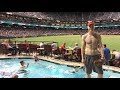 Checking out the swimming pool at Chase Field