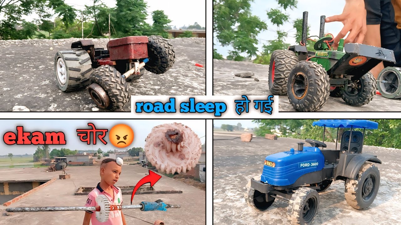 Ekam nikala Aaj  चोर road ki garari kaise karen Sahi bar bar slip Ho jaati Hai John Deere 50 Di