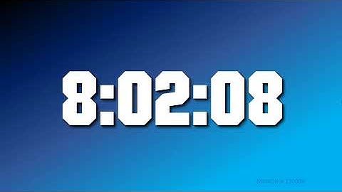 Free Digital Clock for PowerPoint - MatsClock 120008
