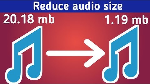 How to reduce the audio size | Tovinov Digital Works