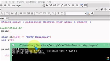 Bangla C programming tutorial  53  String Basic Input Output