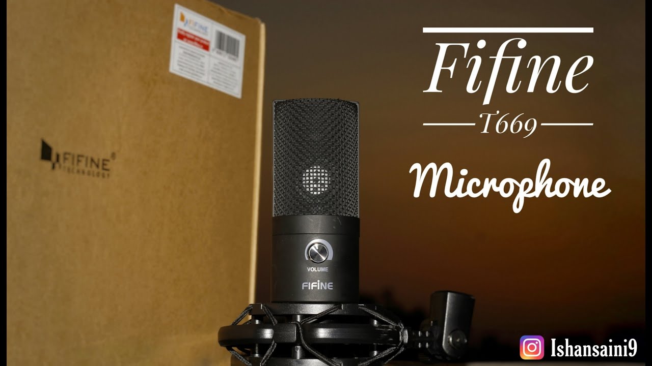 Best Microphone Under 4000 Fifiine T669 Microphone Unboxing and