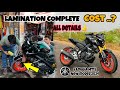 Apni New MT15 Par Lamination Karaliya Lamination Cost And All Details Full Video 